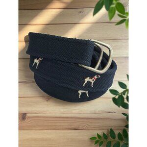 Lands’ End Boys D-Ring Dog Pattern Belt